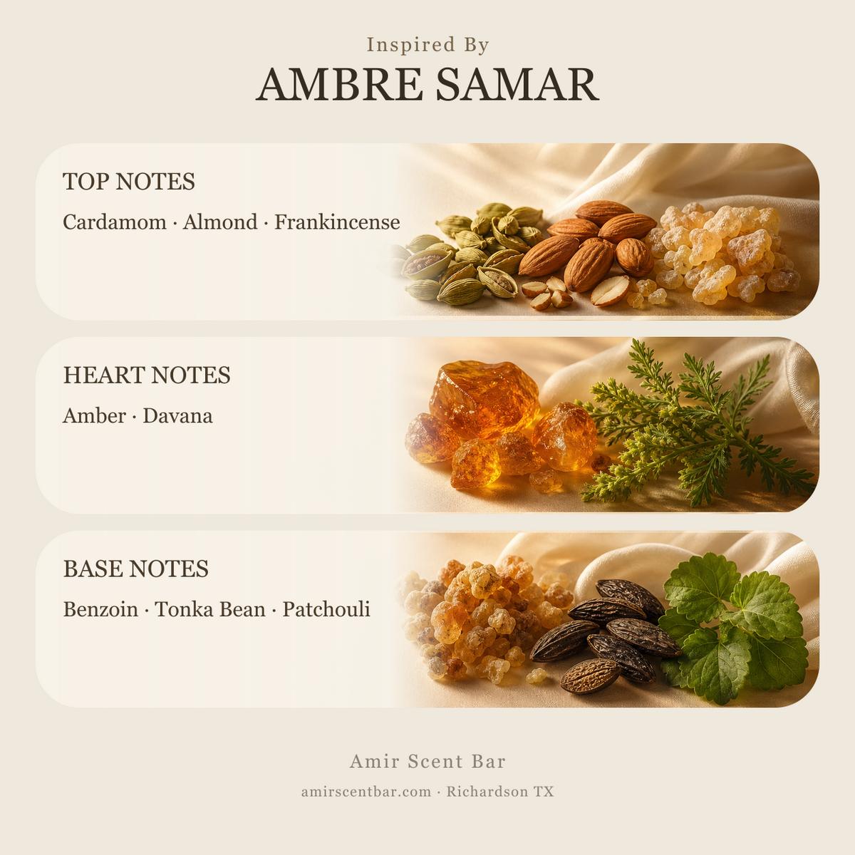AMBRE SAMAR fragrance notes