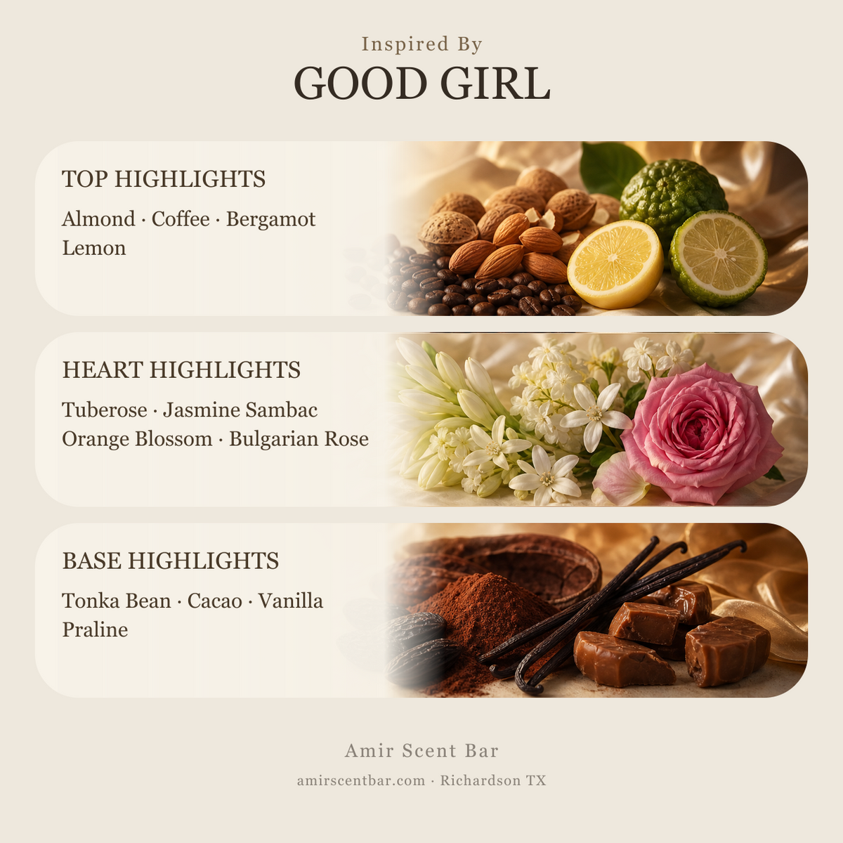 GOOD GIRL fragrance notes