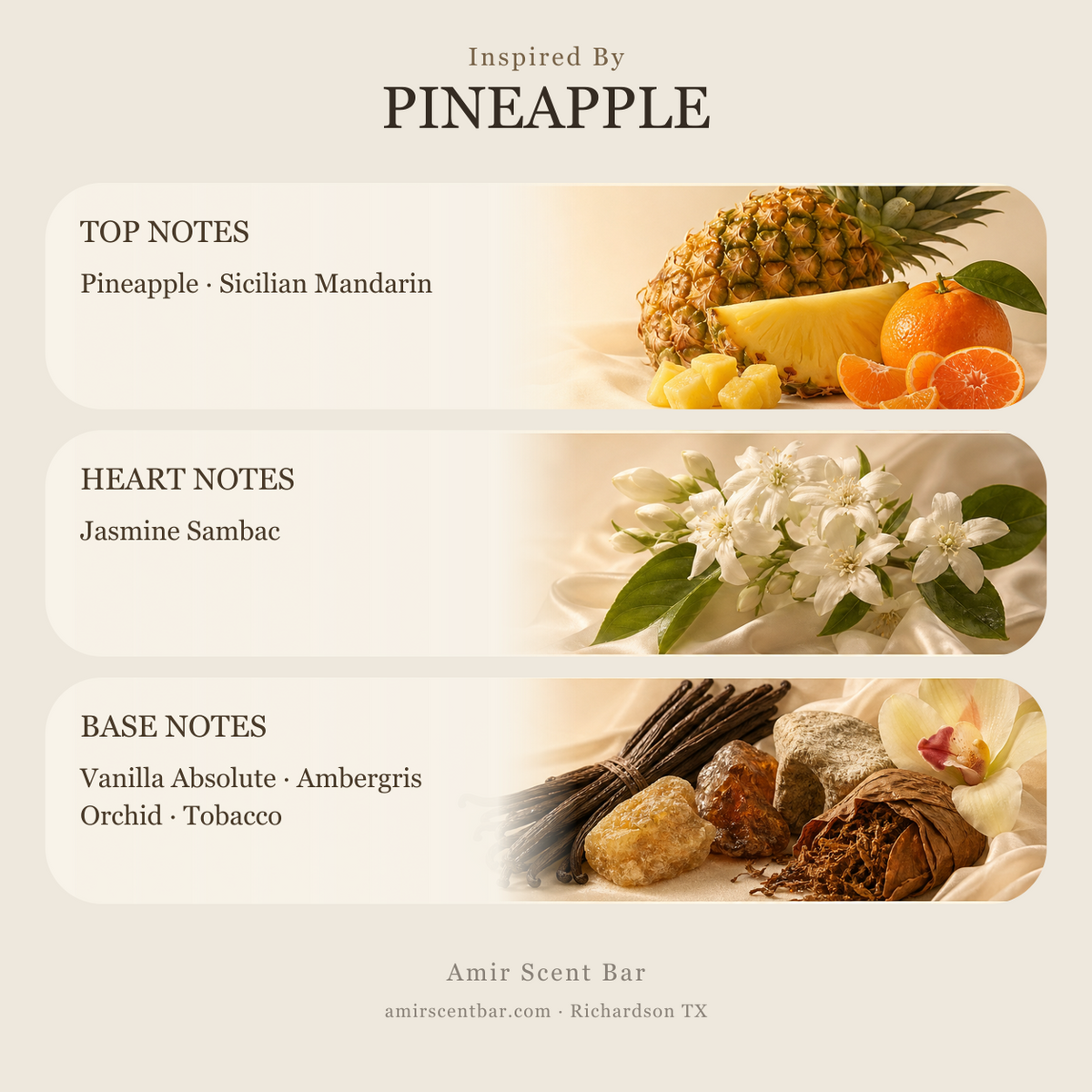 PINEAPPLE fragrance notes