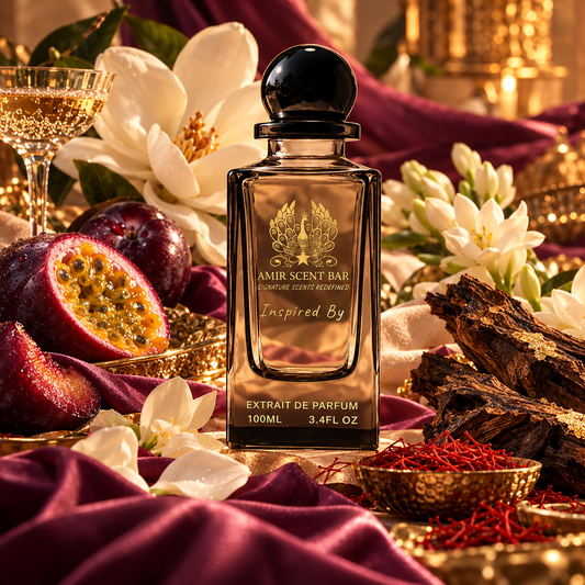 QUEEN OF SILK by Amir Scent Bar in a scent-inspired editorial setting