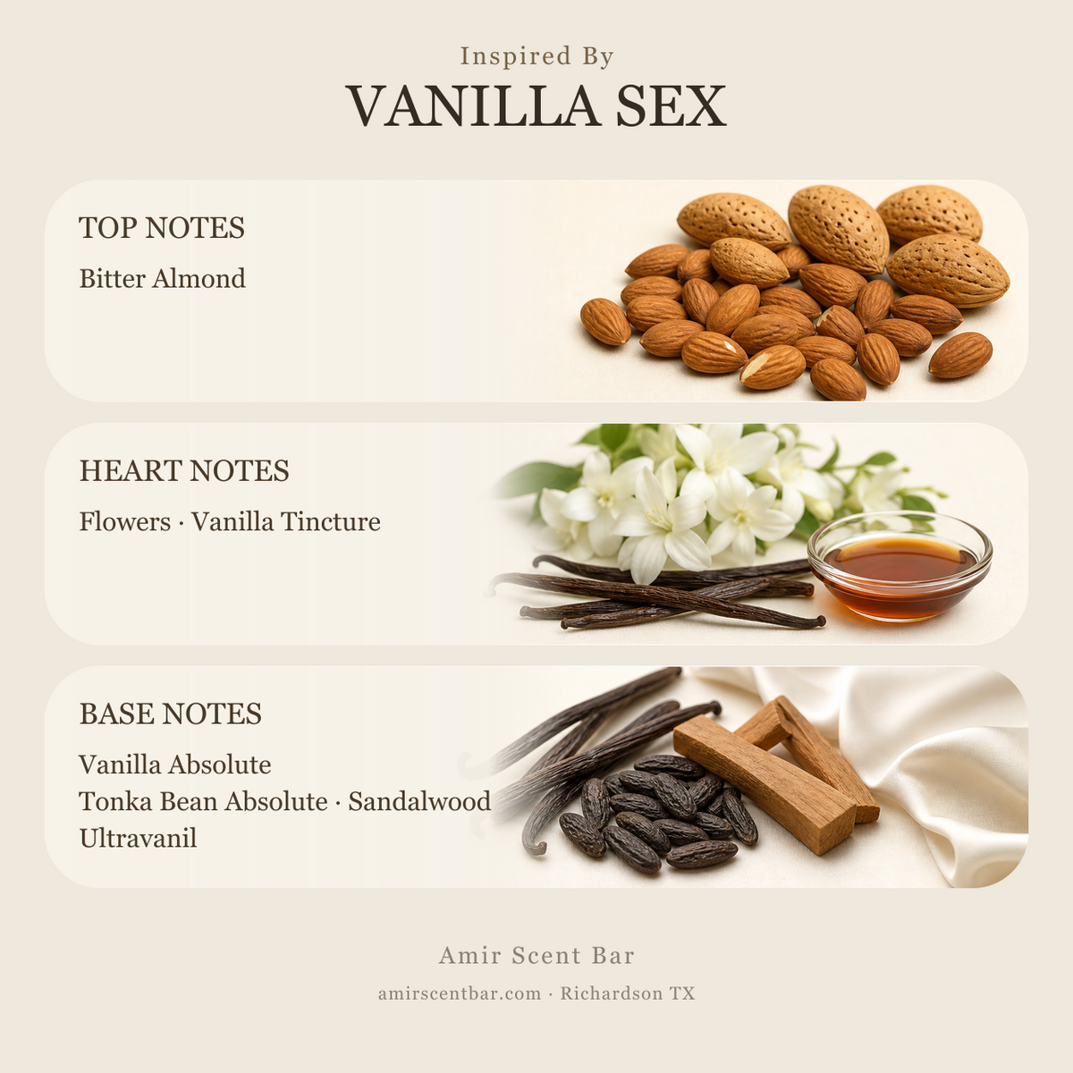 VANILLA SEX fragrance notes