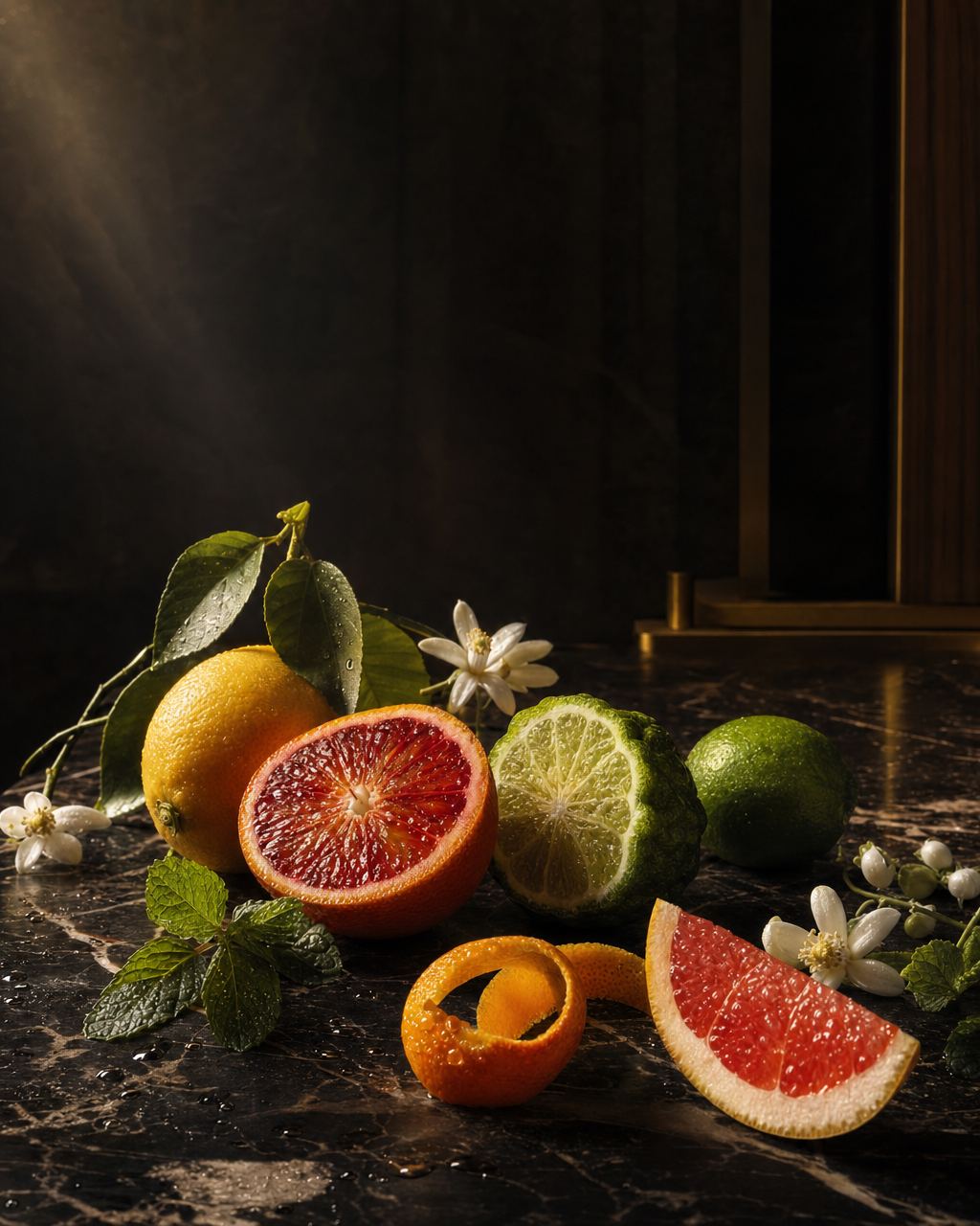 Blood orange, bergamot, lime and neroli