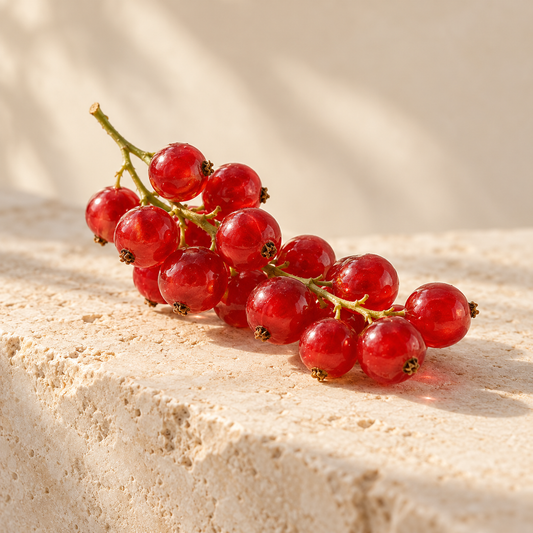red currants on a small stem