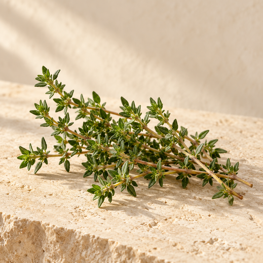 a few fresh thyme sprigs