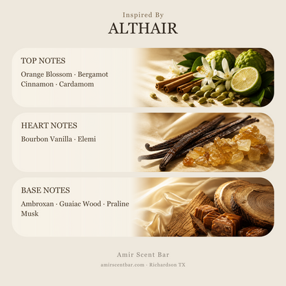 ALTHAIR fragrance notes