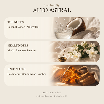 ALTO ASTRAL fragrance notes