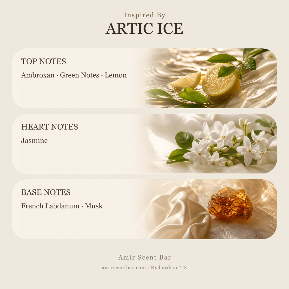 ARTIC ICE fragrance notes
