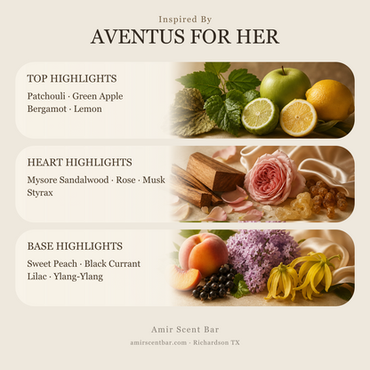 AVENTUS FOR HER fragrance notes