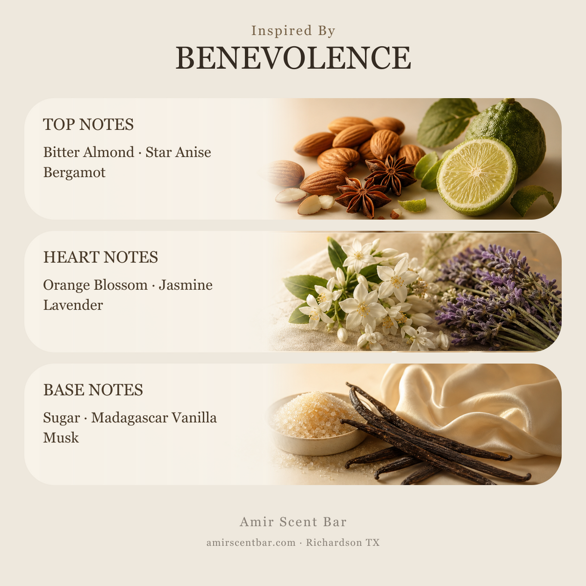 BENEVOLENCE fragrance notes