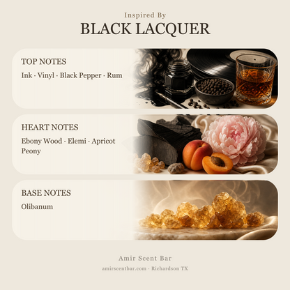 BLACK LACQUER fragrance notes