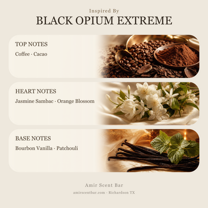 BLACK OPIUM EXTREME fragrance notes