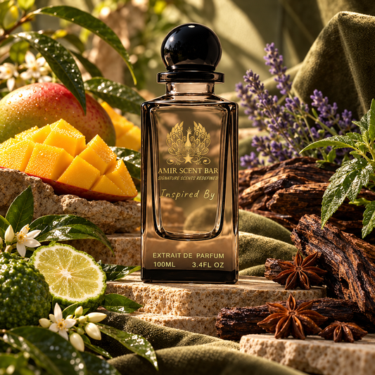 BLOCKADE by Amir Scent Bar in a scent-inspired editorial setting