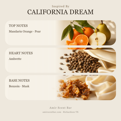 CALIFORNIA DREAM fragrance notes