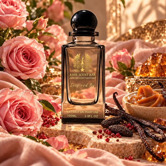 CANT GET ENOUGH by Amir Scent Bar in a scent-inspired editorial setting