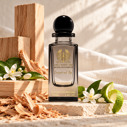 Cedar Chic by Amir Scent Bar with cedarwood, bergamot and orange blossom