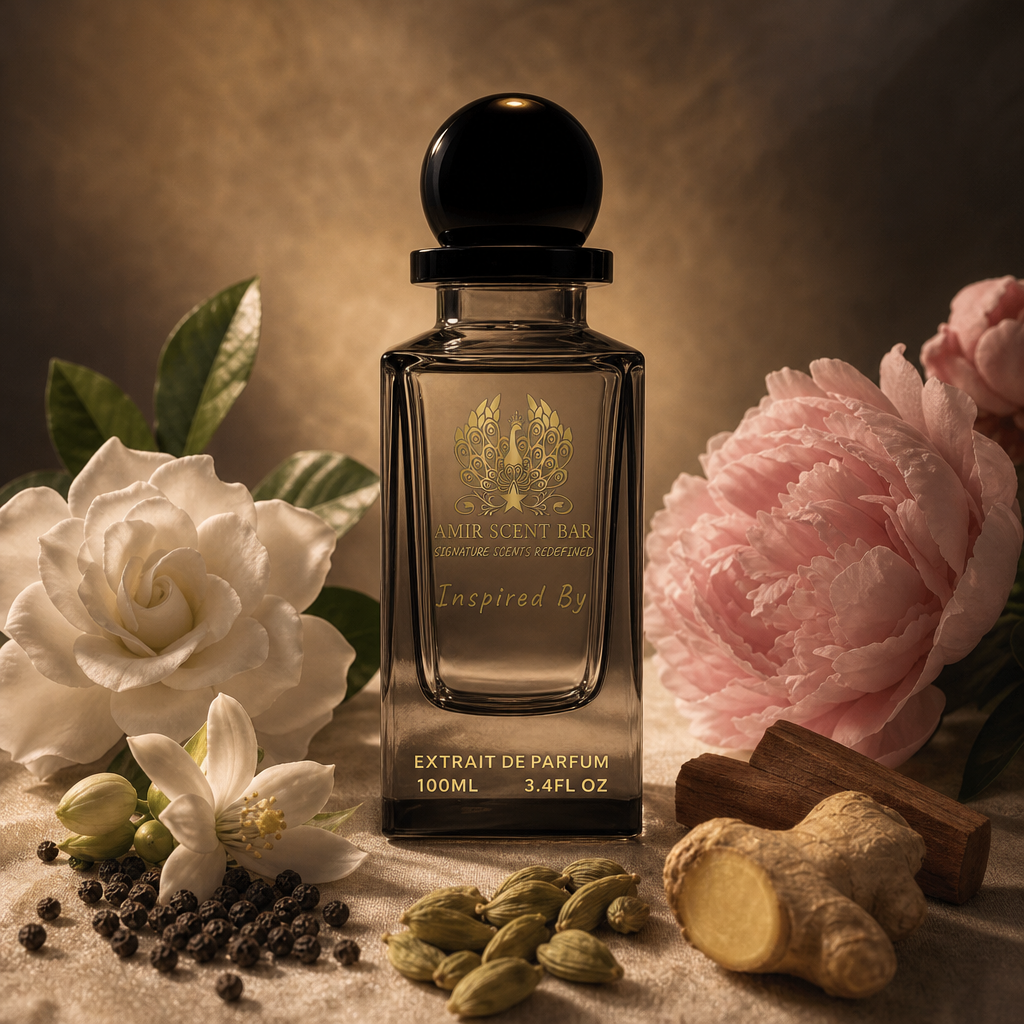 CRYSTAL NOIR — cinematic scent-note still life