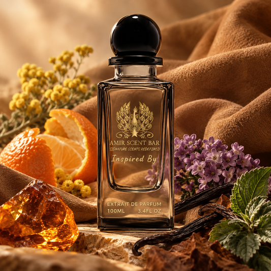 CUIR BELUGA by Amir Scent Bar with a scene inspired by its fragrance notes