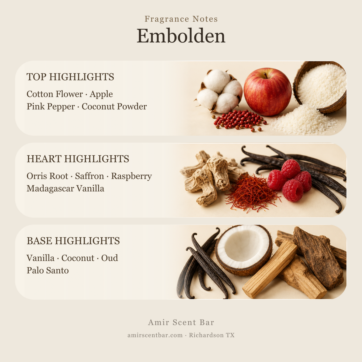 Embolden fragrance notes