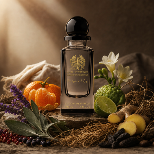 ESCENTRIC 02 — cinematic scent-note still life