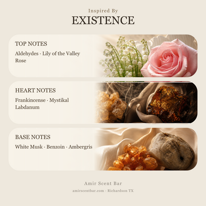 EXISTENCE fragrance notes