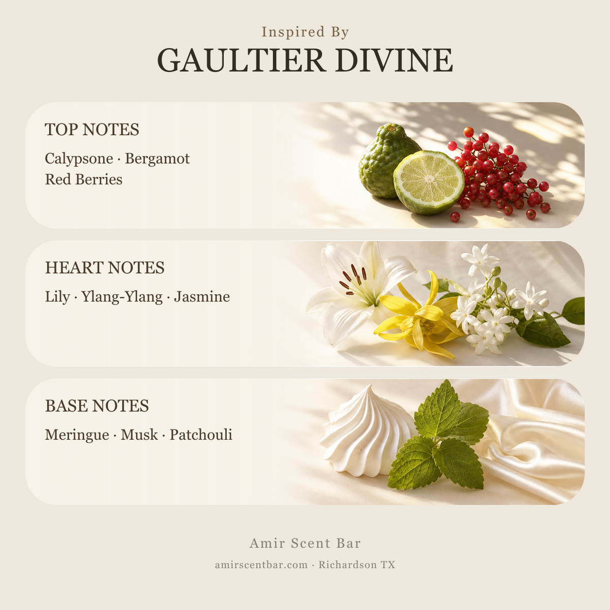GAULTIER DIVINE fragrance notes
