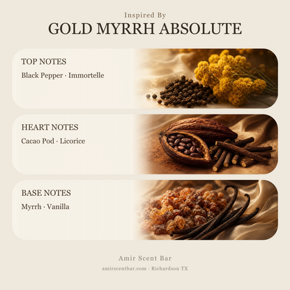 GOLD MYRRH ABSOLUTE fragrance notes
