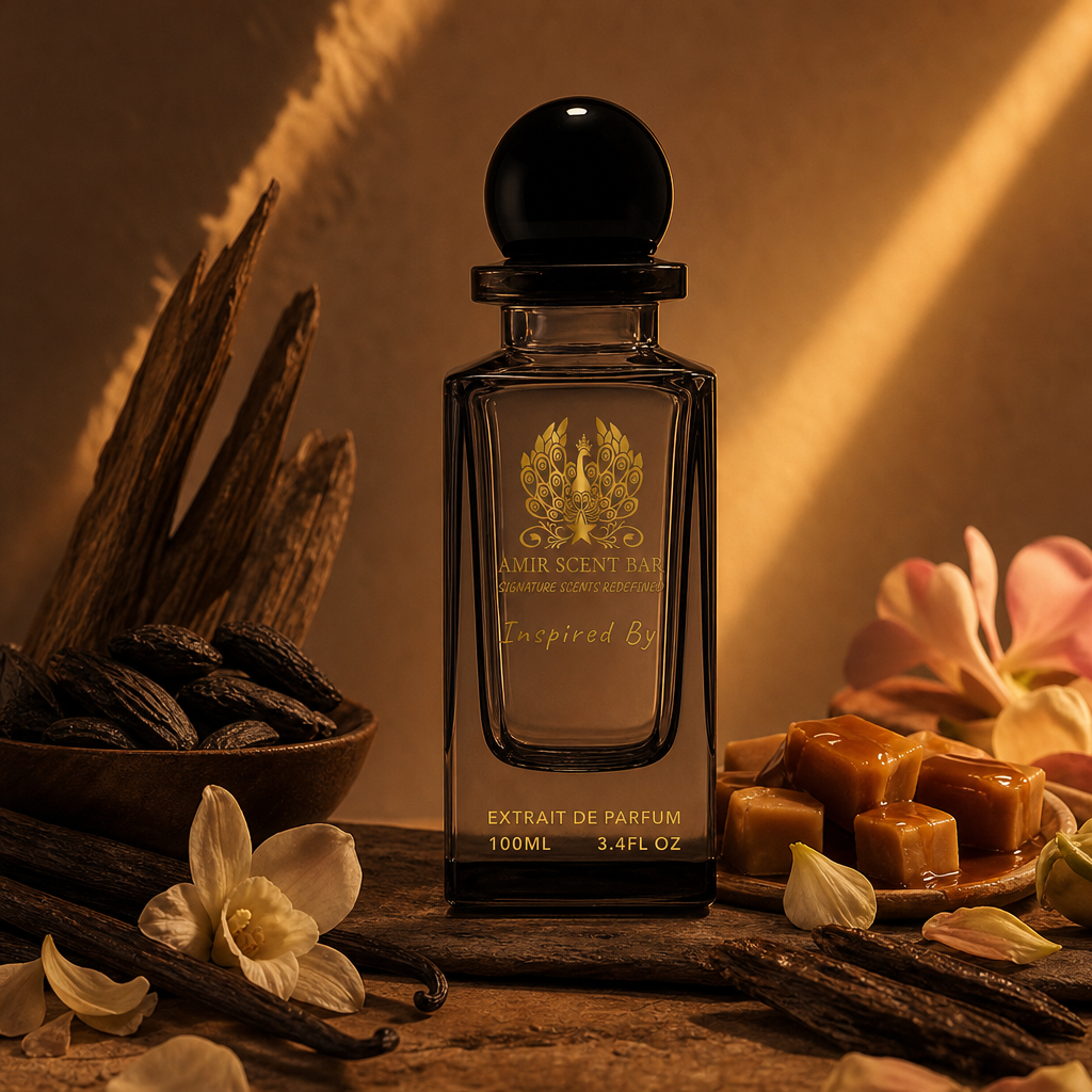 GOLDEN OB — cinematic scent-note still life