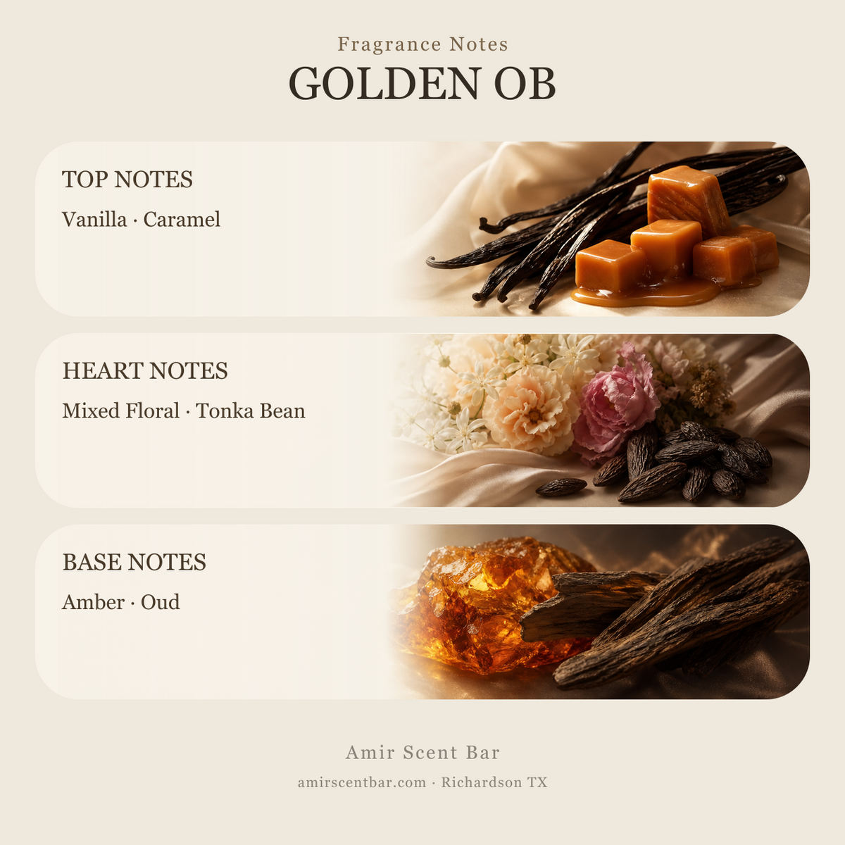 GOLDEN OB fragrance notes