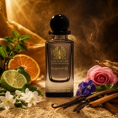 GOLDEN SAND — cinematic scent-note still life
