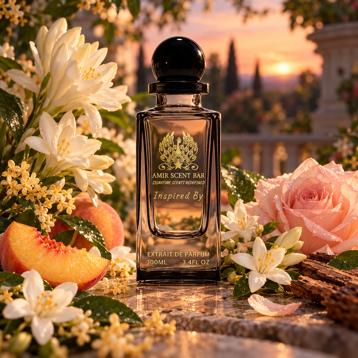 GOOD GIRL GONE BAD by Amir Scent Bar with a scene inspired by its fragrance notes