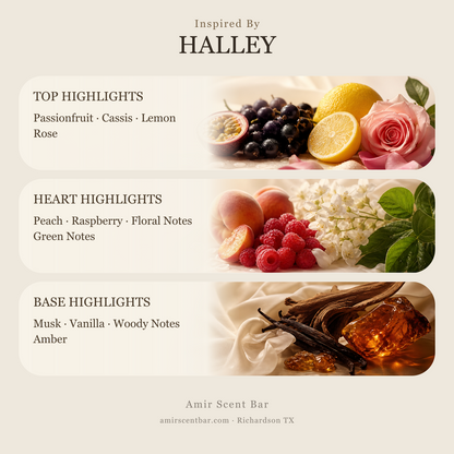 HALLEY fragrance notes
