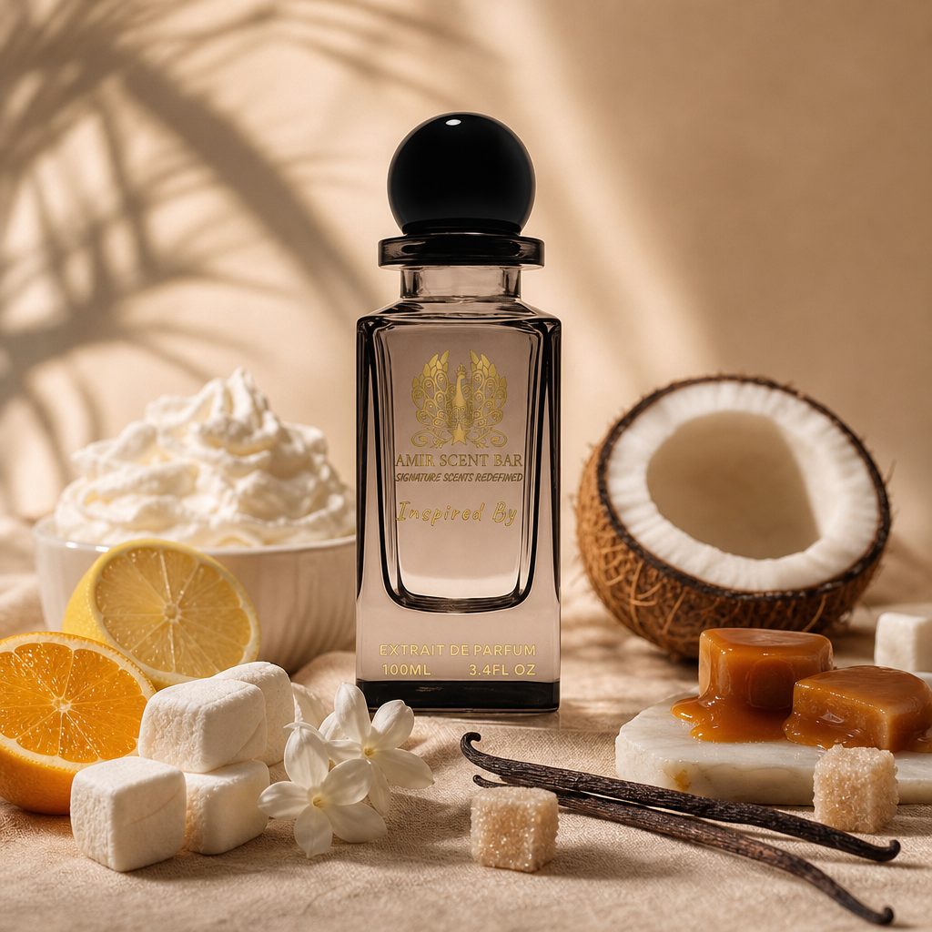 HEAVY CREAM — cinematic scent-note still life
