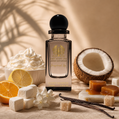 HEAVY CREAM — cinematic scent-note still life