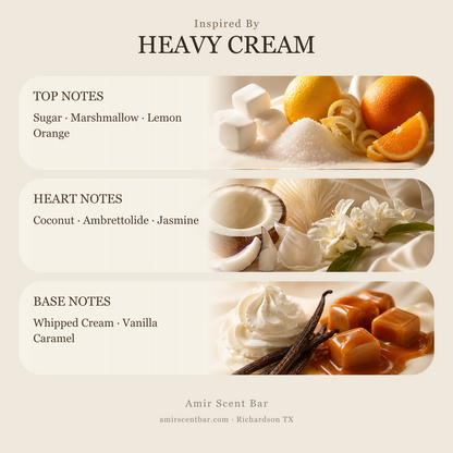 HEAVY CREAM fragrance notes