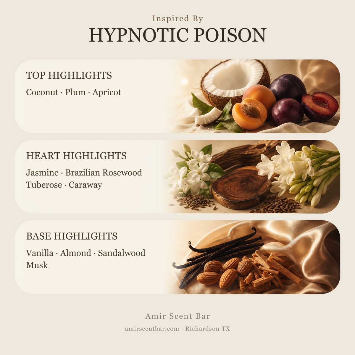 HYPNOTIC POISON fragrance notes