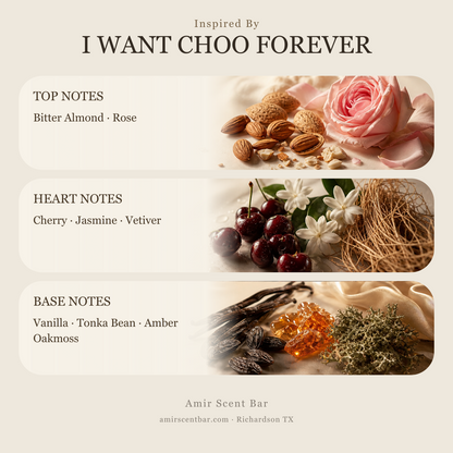I WANT CHOO FOREVER fragrance notes