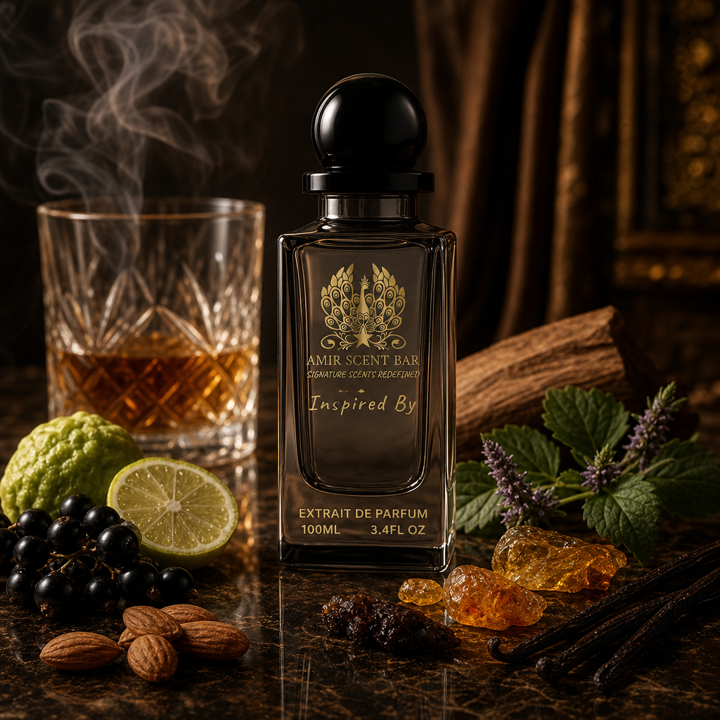 Il Padrino by Amir Scent Bar with rum, amaretto, blackcurrant, bergamot, vanilla and resin notes