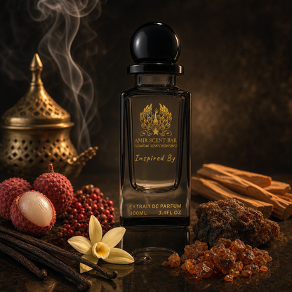 Imperiale Vanilla Malika by Amir Scent Bar with vanilla, lychee, pink pepper, incense, opoponax and sandalwood