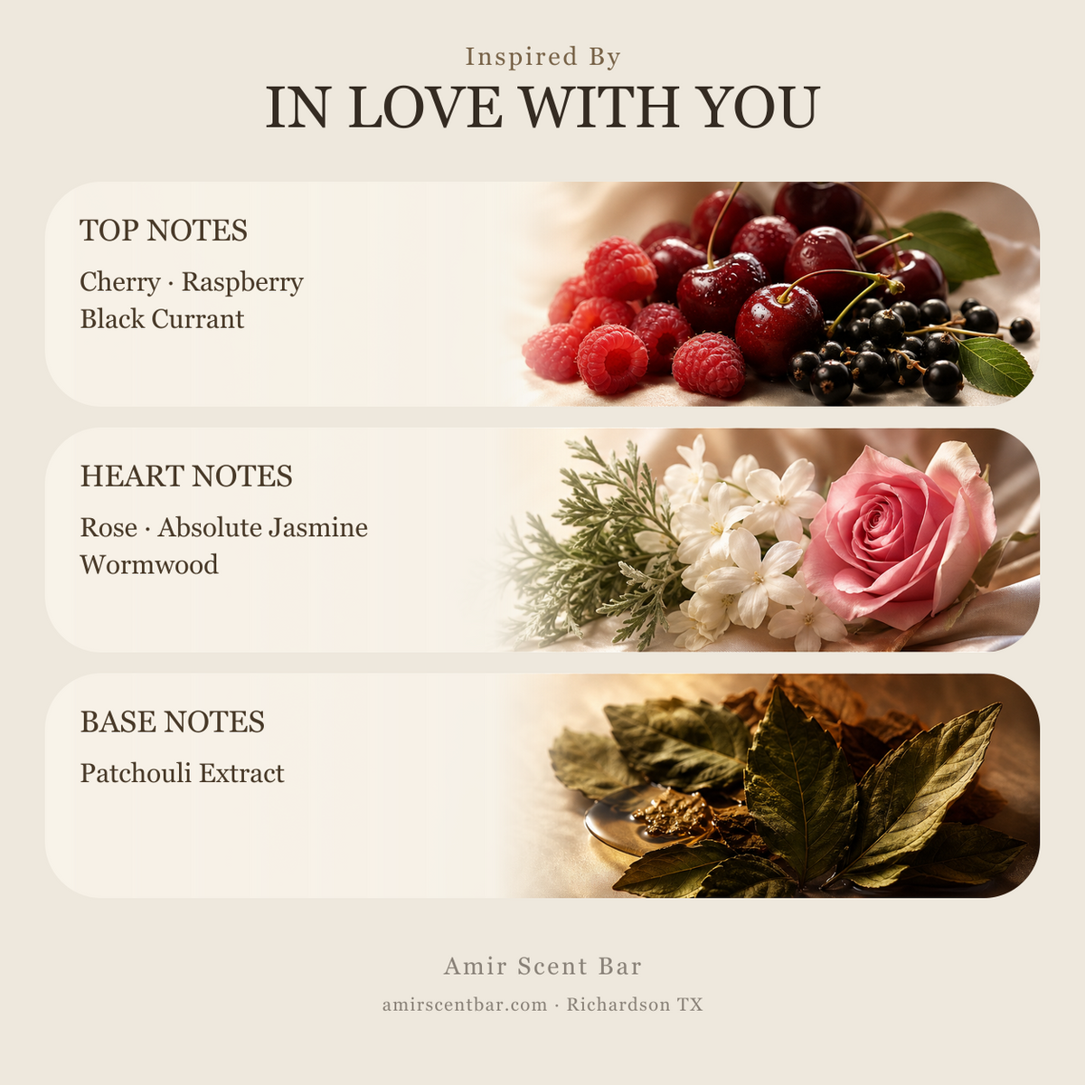 IN LOVE WITH YOU fragrance notes