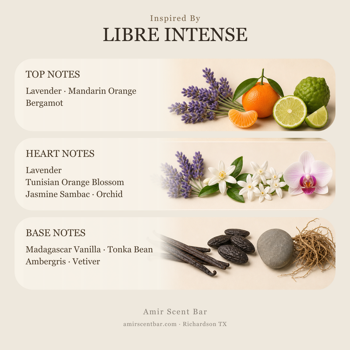 LIBRE INTENSE fragrance notes