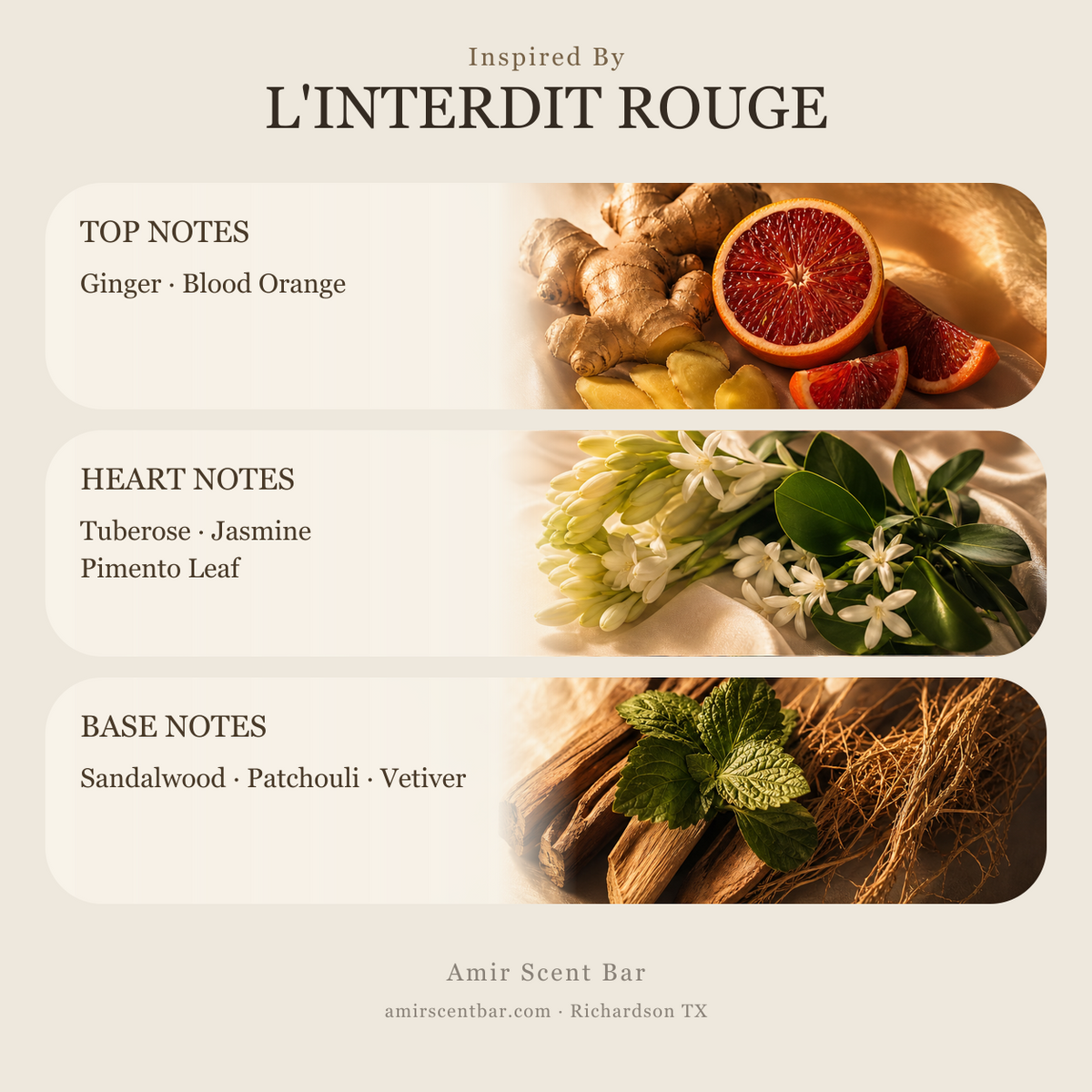L'INTERDIT ROUGE fragrance notes