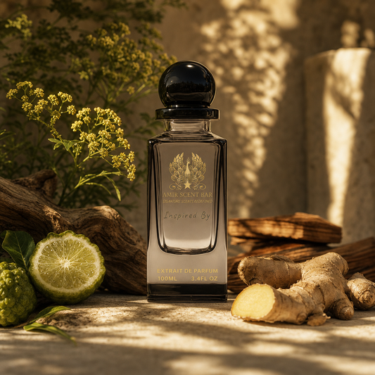 LOVERS by Amir Scent Bar in a cinematic setting featuring its verified fragrance notes