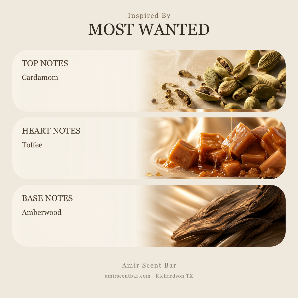 MOST WANTED fragrance notes