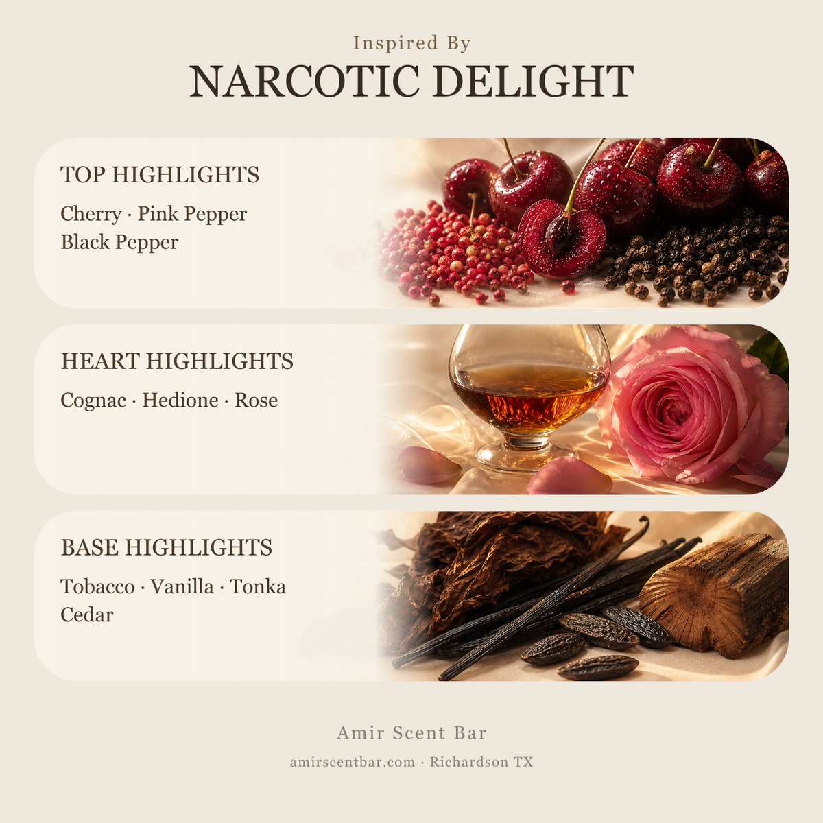 NARCOTIC DELIGHT fragrance notes