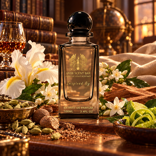 NO 1 FOR MEN by Amir Scent Bar in a scent-inspired editorial setting