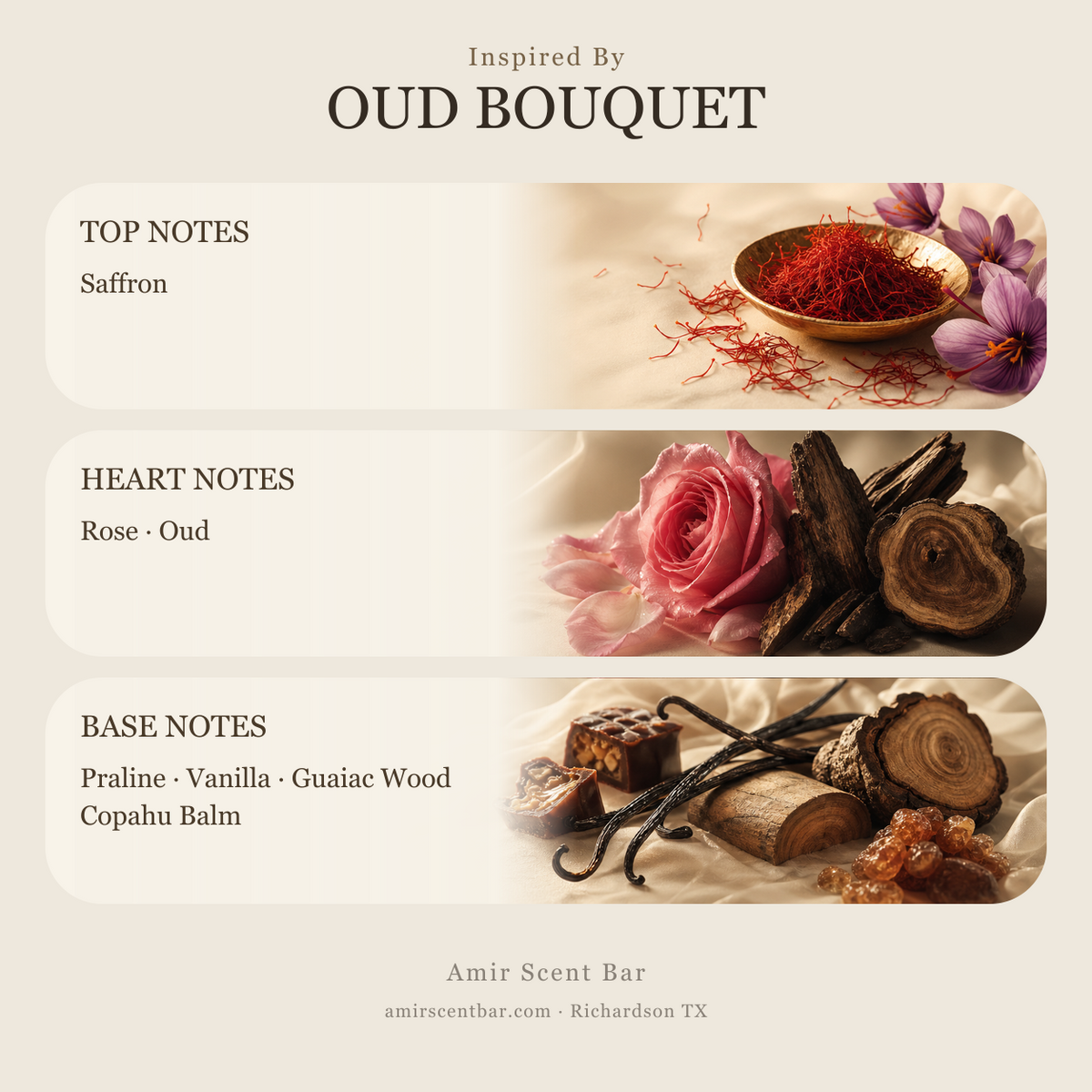 OUD BOUQUET fragrance notes