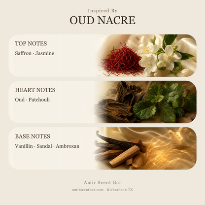 OUD NACRE fragrance notes