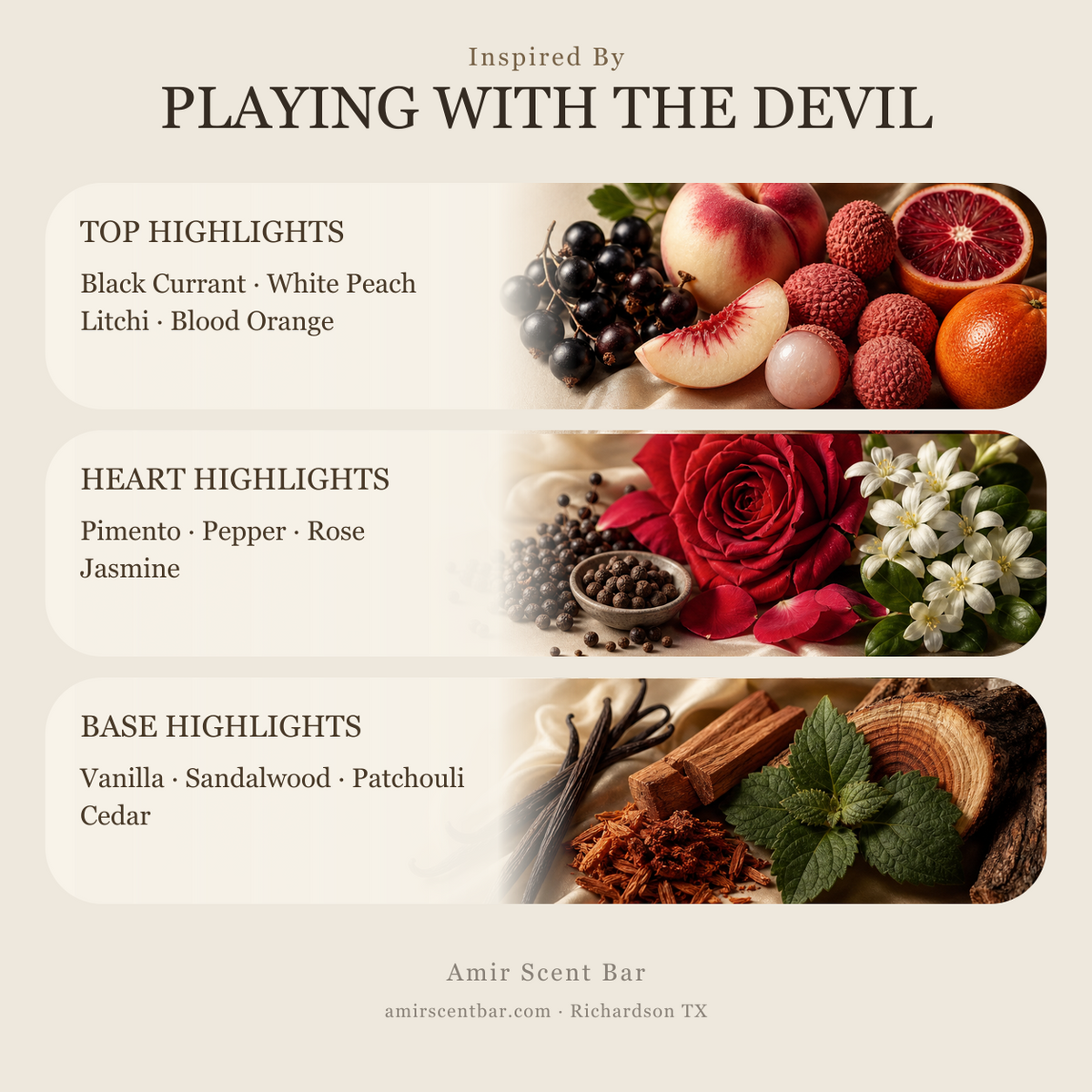 PLAYING WITH THE DEVIL fragrance notes