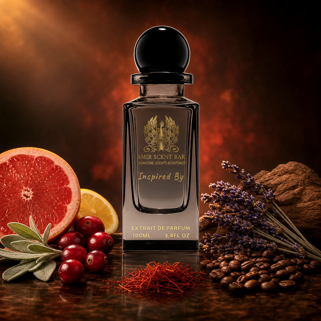RED by Amir Scent Bar with verified scent-note ingredients