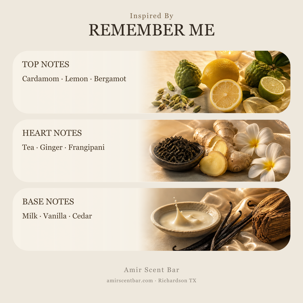 REMEMBER ME fragrance notes